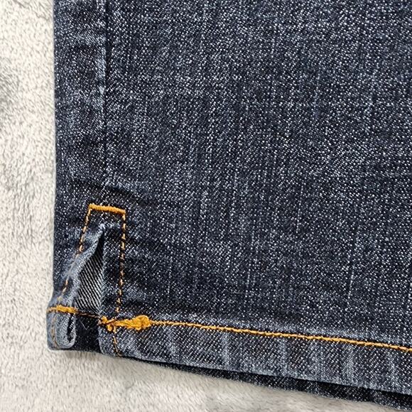 Vintage 90s Mixit Jeans Womens 16 Blue Mid Rise Crop Capri Pedal Pusher Skimmer - Picture 4 of 14